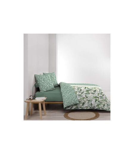 Parure de Lit 3 Pièces Eleonore 240x220cm Vert
