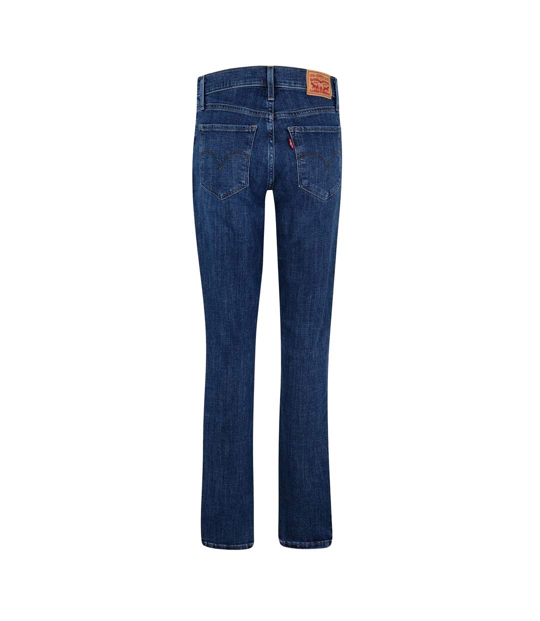 Womens/ladies Mid Rise Shaping Skinny Jeans Lapis Blue Levis-2