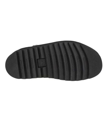 Womens/ladies Blaire Quad Leather Sandals Black Dr Martens