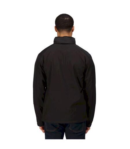 Regatta Reid Mens Softshell Wind Resistant Water Repellent Jacket (Black) - UTBC816