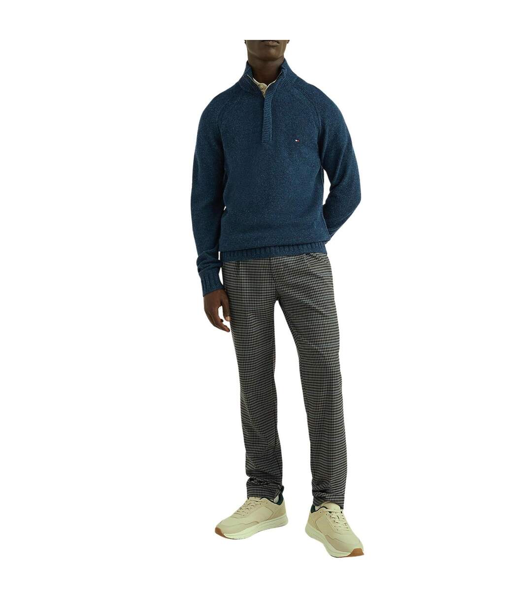 Sweat Manches Raglan Homme Bleu Sarcelle Tommy Hilfiger-1