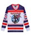 Maillot Hockey Motif/style Iron Maiden Adulte Blanc Amplified-1