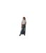 Womens/ladies La Flag Crop T-shirt Grey Daisy Street-1