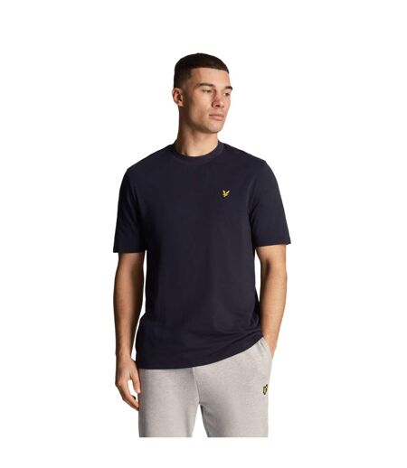 Mens rally tipped t-shirt dark navy Lyle & Scott