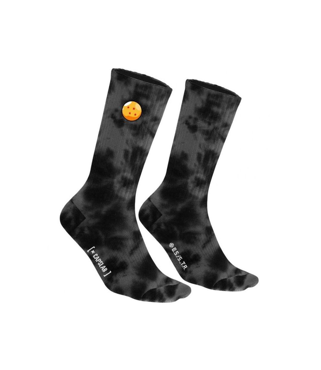 DRAGON BALL Z Chaussettes Homme Coton TYEBAL Noir Gris CAPSLAB-1