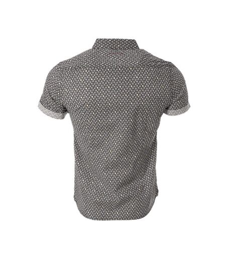 Chemise noire à motifs homme teddy smith cut mc 10711556d - m