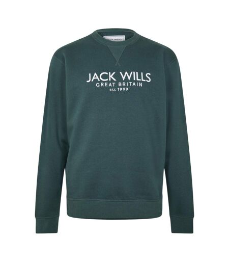 Sweat Motif/style Logo Brodé Belvue Homme Pin Jack Wills