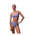 Womens/ladies Seamless Fitted Thong Blue Calvin Klein-1