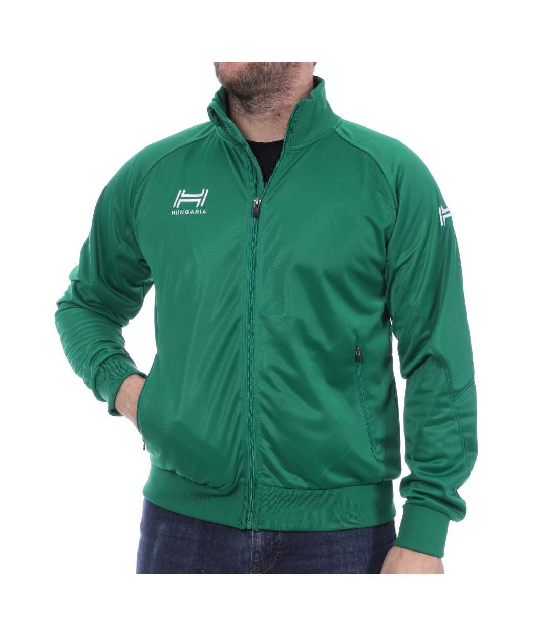 Veste verte homme Hungaria Training Premium 15 - L-1