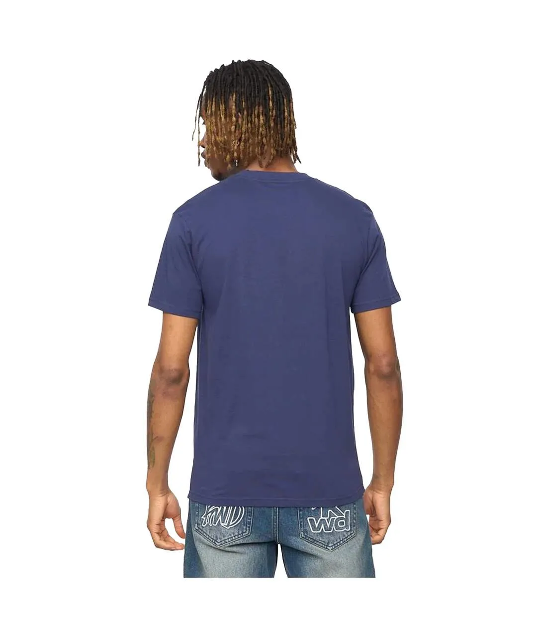 Mens Affiliated Logo T-shirt Navy Kings Will Dream-3