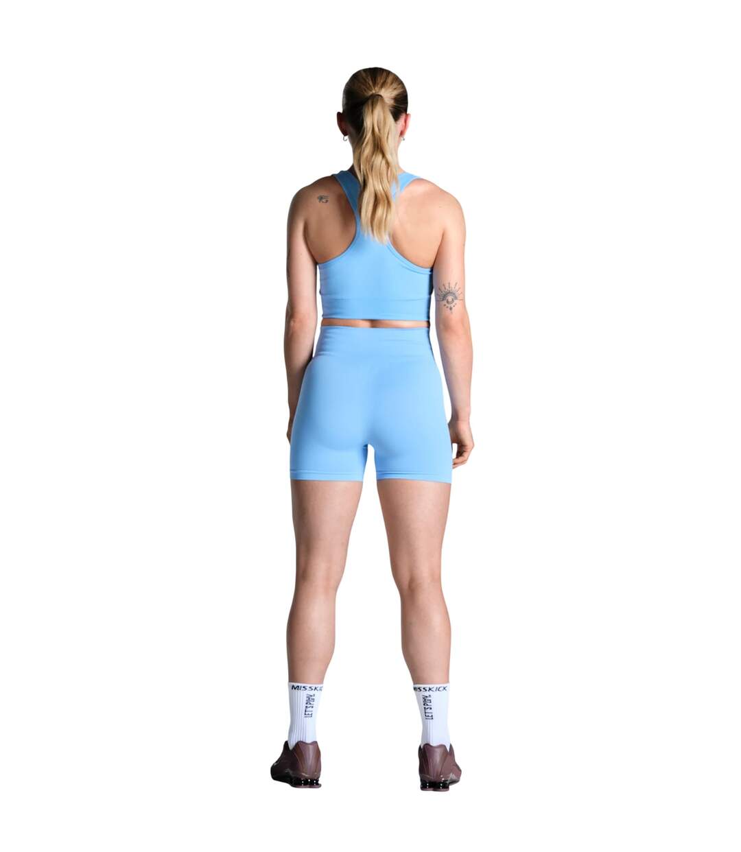 Short Rete Femme Bleu Miss Kick-3