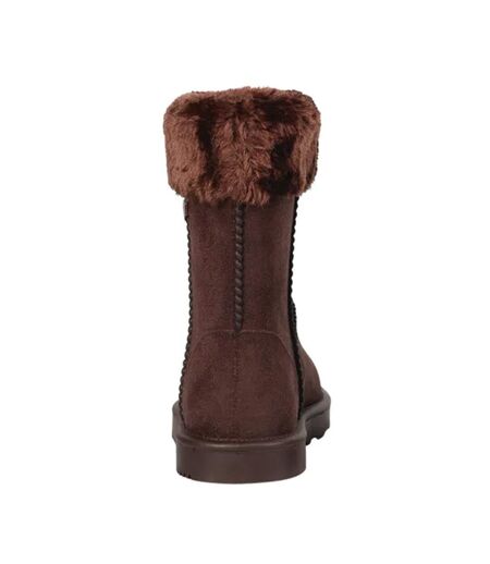 Unisex Adult Chisworth Fleece Waterproof Ankle Boots Chocolate Hy