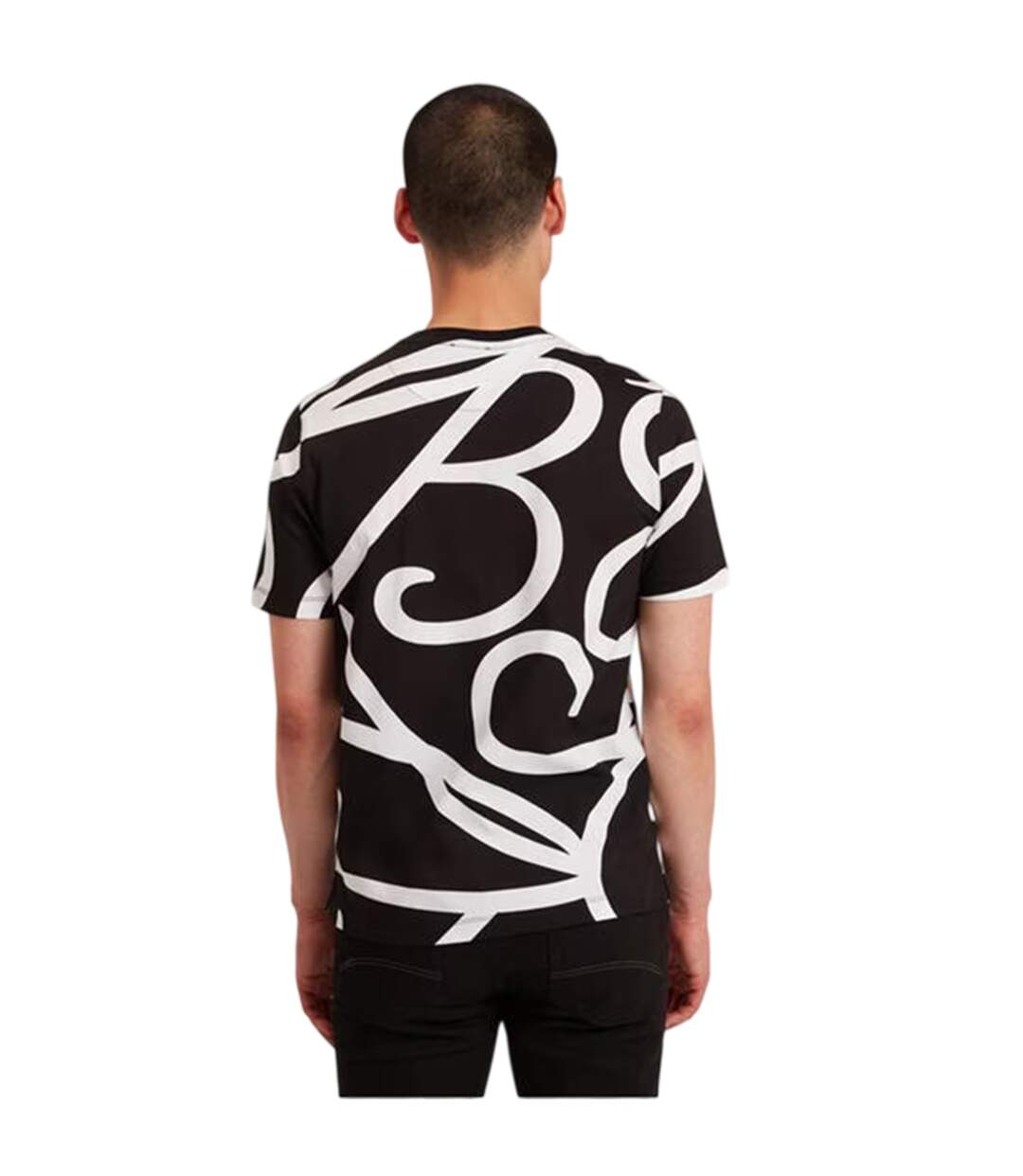 T-shirt Motif/style Texte Homme Noir Ted Baker-3