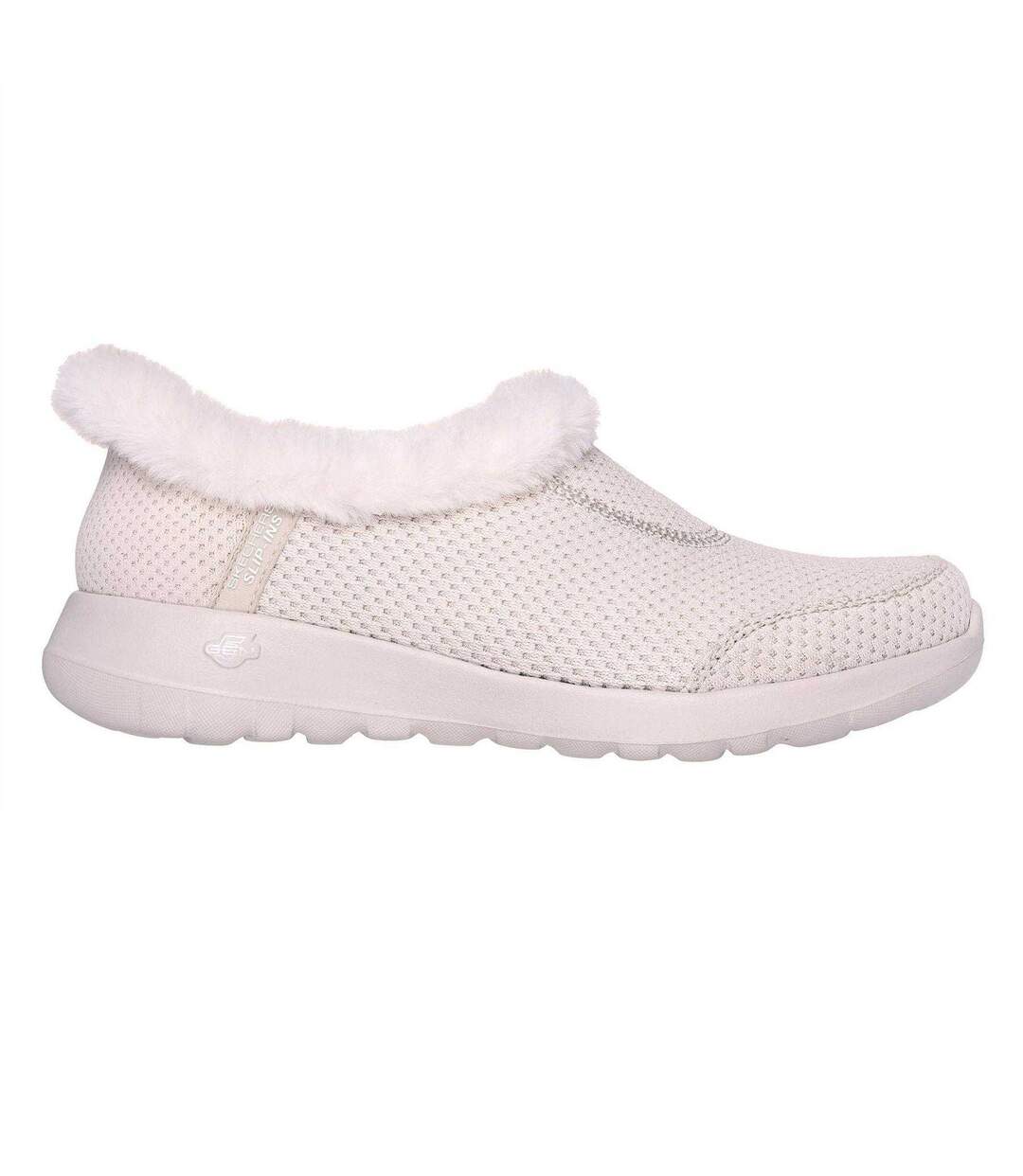 Womens/ladies On The Go Flat Boots Natural Skechers-1
