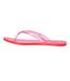 Womens/ladies Jelly Thong Strap Flip Flops Pink Ancient Greek Sandals-2