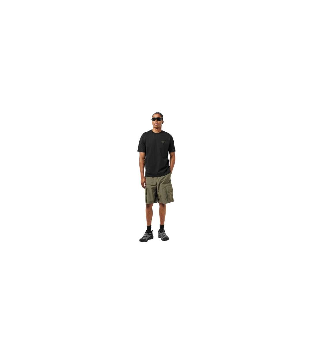 Mens Cotton Jersey T-shirt Black Hugo-1