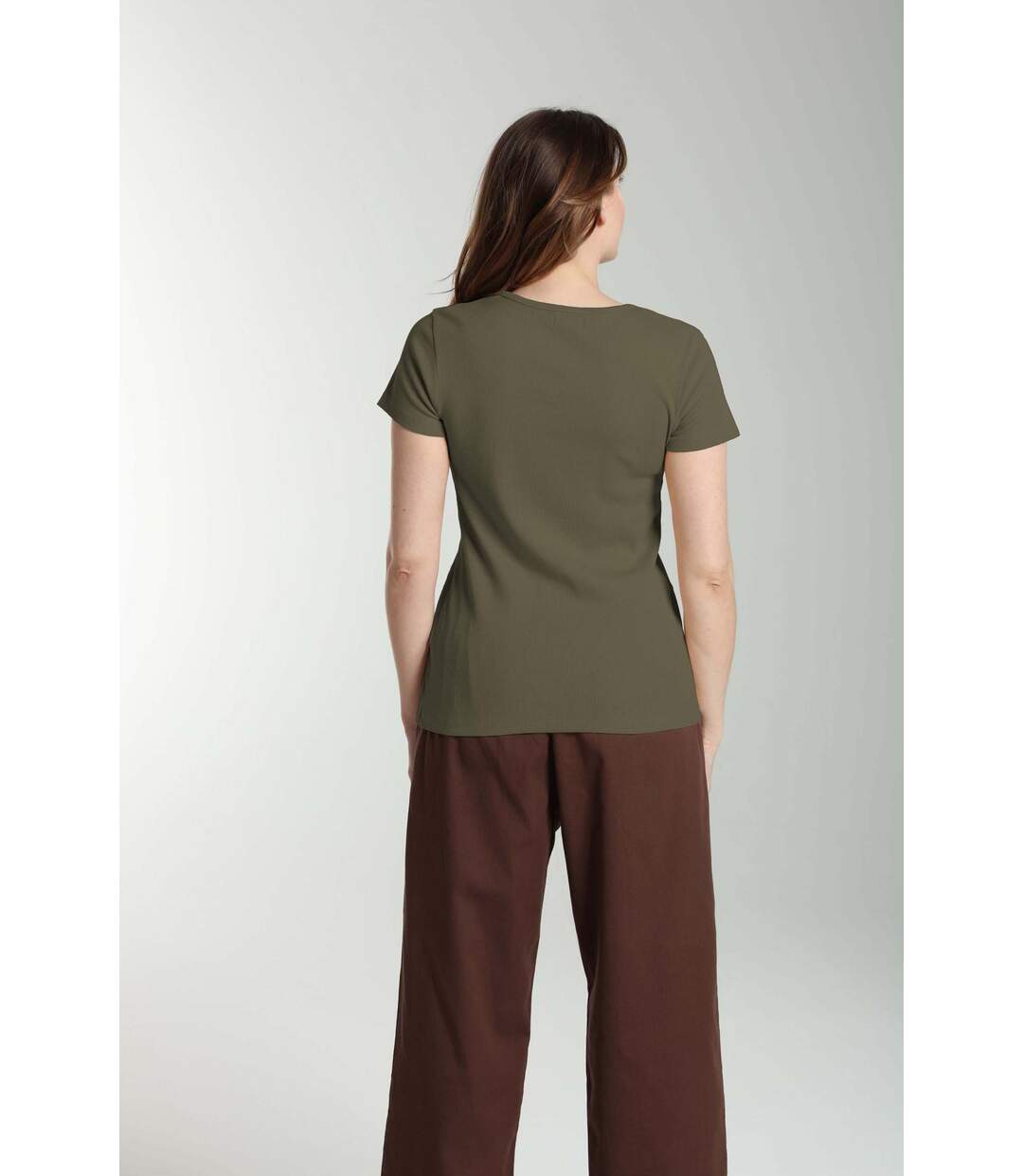 Tee Shirt Cotele Manches Courtes Femme Drew  | Gerard Pasquier | Gerard Pasquier-4