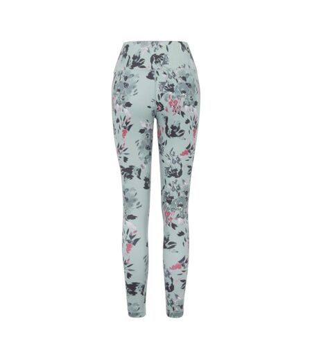 Legging Motif/style Floral Influential Femme Vert Pâle Regatta