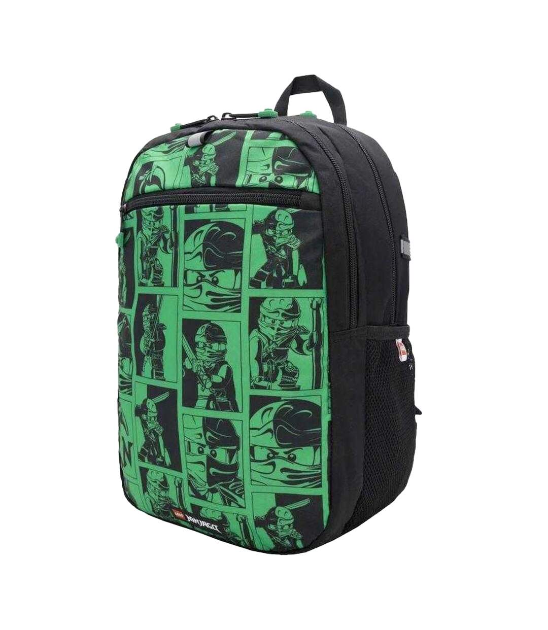 Sac À Dos Small Extended Taille Unique Vert Noir Lego Ninjago-3
