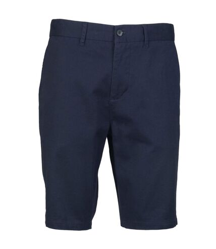 Front Row Mens Cotton Rich Stretch Chino Shorts (Navy)