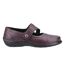 Womens/ladies Ethel Mary Janes Burgundy Fleet & Foster-3