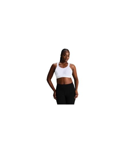 Womens/ladies D+ Max Shock Absorber Sports Bra White Champion