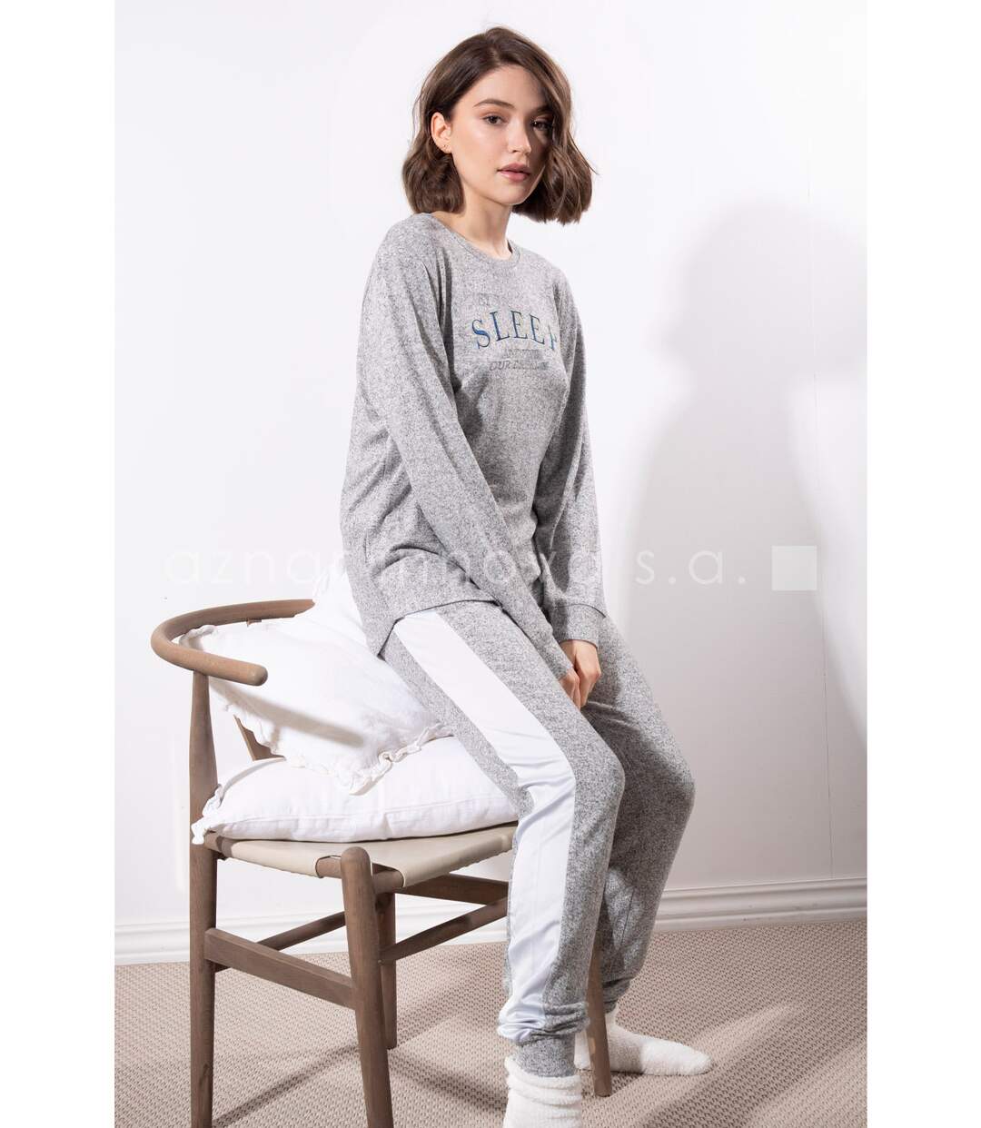 Tenue d'intérieur pyjama pantalon Sleep Admas-3