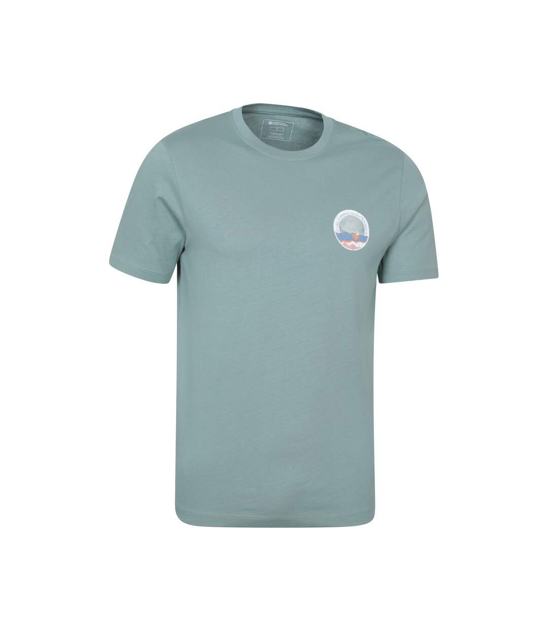 Mens St Ives T-shirt Pale Green Mountain Warehouse-4