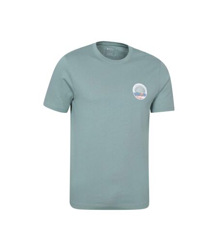 Mens St Ives T-shirt Pale Green Mountain Warehouse