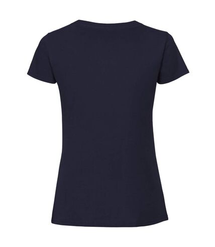 T-shirt ajusté femmes bleu marine foncé Fruit of the Loom