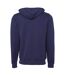 Canvas Unisex Zip-up Polycotton Fleece Hooded Sweatshirt / Hoodie (Navy Blue)