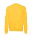 Fruit of the Loom Mens Classic 80/20 Set-in Sweatshirt (Sunflower Yellow) - UTRW7886