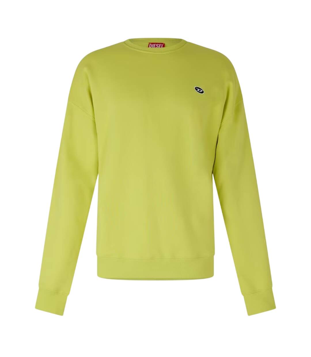 Mens Rob Doval Sweatshirt Limeade Yellow Diesel-1