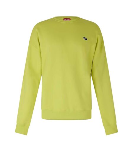 Mens Rob Doval Sweatshirt Limeade Yellow Diesel