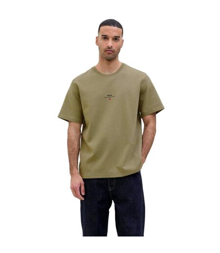 Mens Royal Denim Division T-shirt Aloe Green Jack And Jones