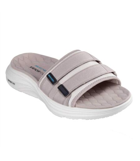 Mens Vapor Foam Flat Sports Sandals Taupe Skechers