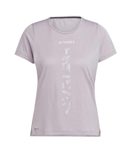 T-shirt Terrex Agravic Trail Femme Figue Adidas
