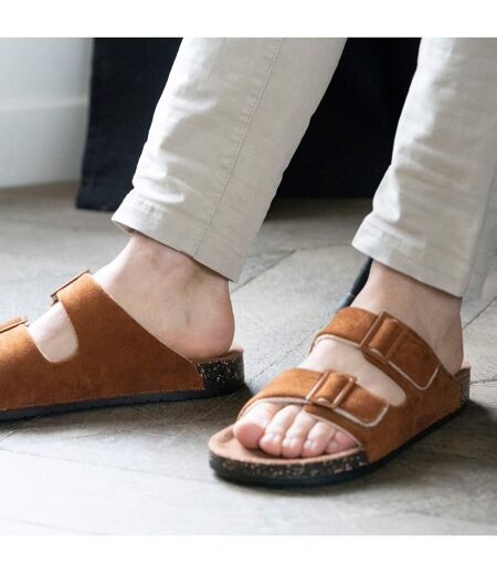 Isotoner Chaussons Mules ouvertes homme ultra confortables