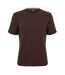 Mens Waffle Knit Pyjama Top Brown Boss-1