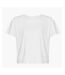 Awdis Womens/Ladies Open Back T-Shirt (White)