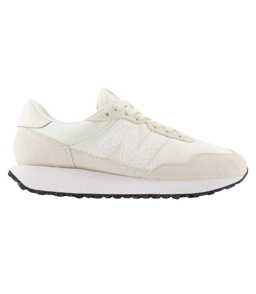 Womens/ladies 237 Classic Logo Suede Flat Trainers Sea Water New Balance-2