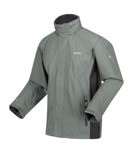 Veste imperméable matt homme vert kaki / cendre Regatta