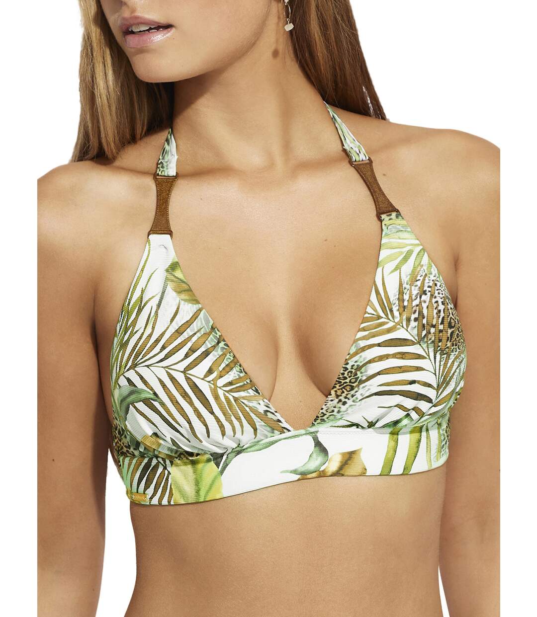 Haut maillot de bain triangle préformé dos nu Paradise Selmark Mare-1