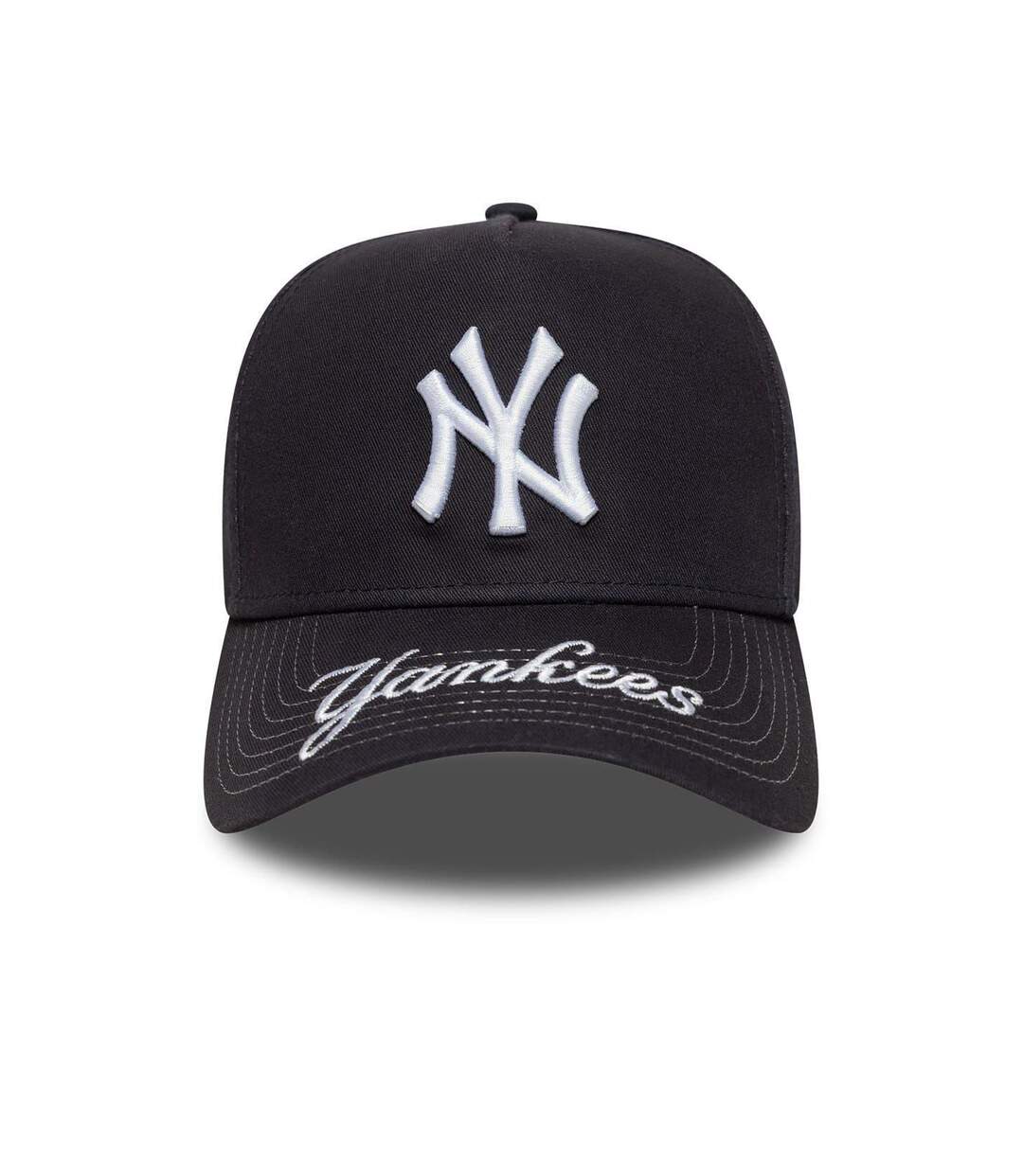 New York Yankees Embroidered Baseball Cap Navy New Era-4