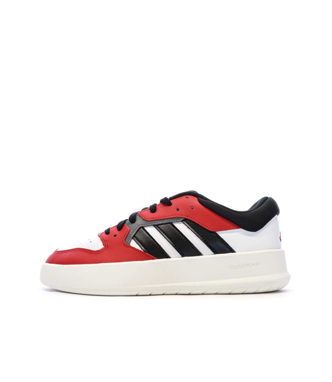Baskets blanc/rouge homme adidas court 24-1