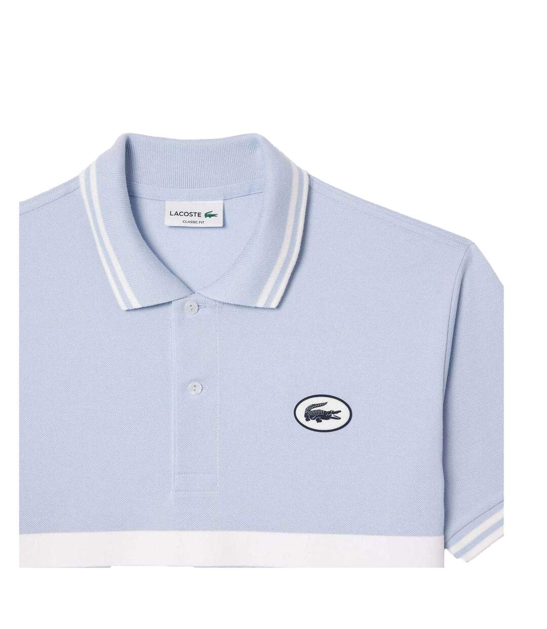 Mens Original L.12.12 Striped Organic Cotton Classic Polo Shirt Multicoloured Lacoste-4