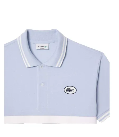 Mens Original L.12.12 Striped Organic Cotton Classic Polo Shirt Multicoloured Lacoste