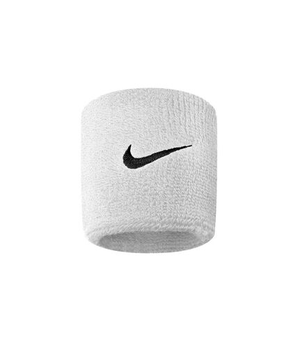 Nike Swoosh Wristband (Pack of 2) (White/Black)