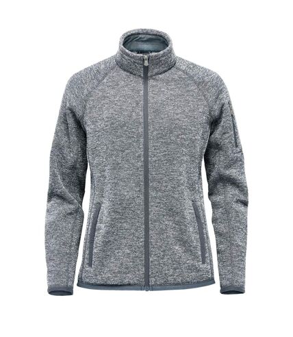 Womens/ladies avalante heather full zip fleece jacket granite Stormtech