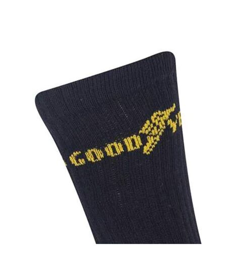 Pack Of 5  Mens Heavy Duty Work Socks  Black Goodyear